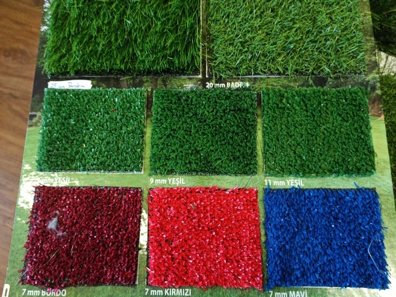 7 mm Teras Çim Halı Kaplama Yeşil